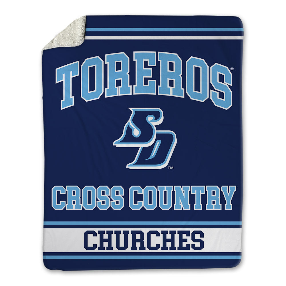 San Diego - NCAA Women's Cross Country : Maddy Churches - Blanket-0