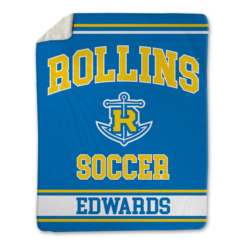 Rollins - NCAA Men's Soccer : Cory Edwards - Blanket-0