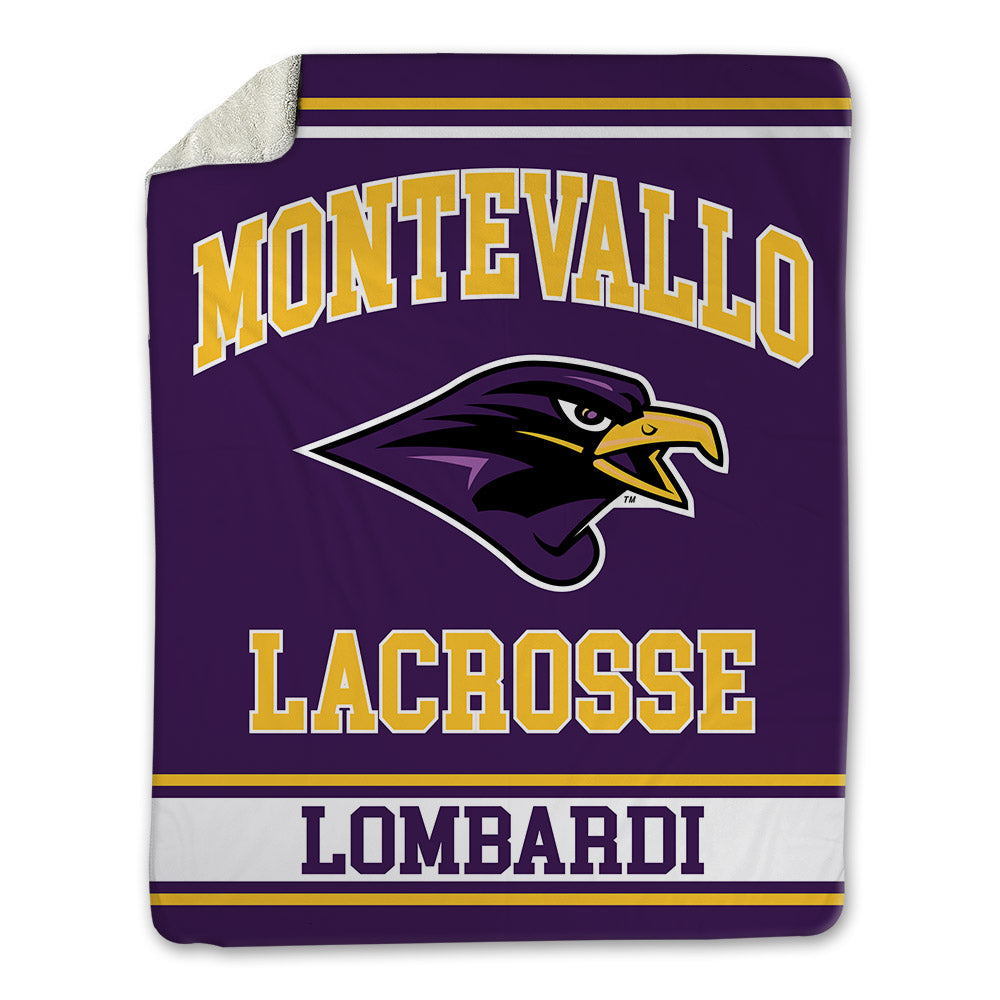 Montevallo - NCAA Men's Lacrosse : Frankie Lombardi - Blanket-0