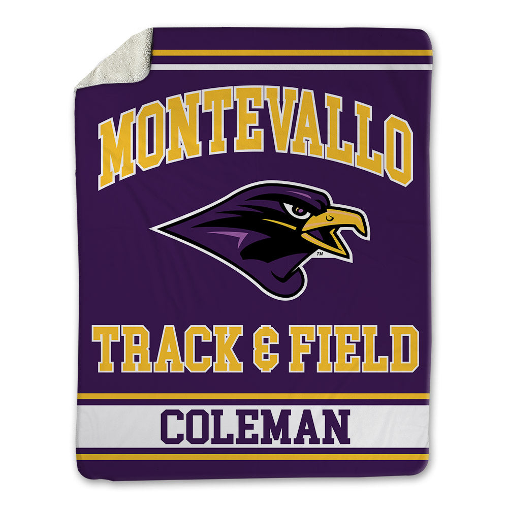 Montevallo - NCAA Women's Track & Field : Sandrea Coleman - Blanket-0