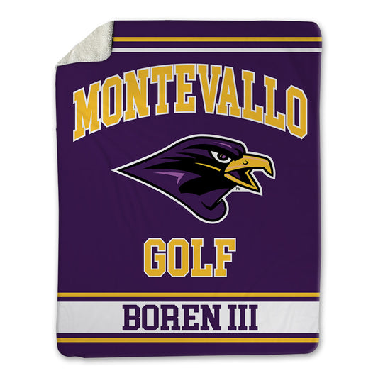 Montevallo - NCAA Men's Golf : Russell Boren III - Blanket-0