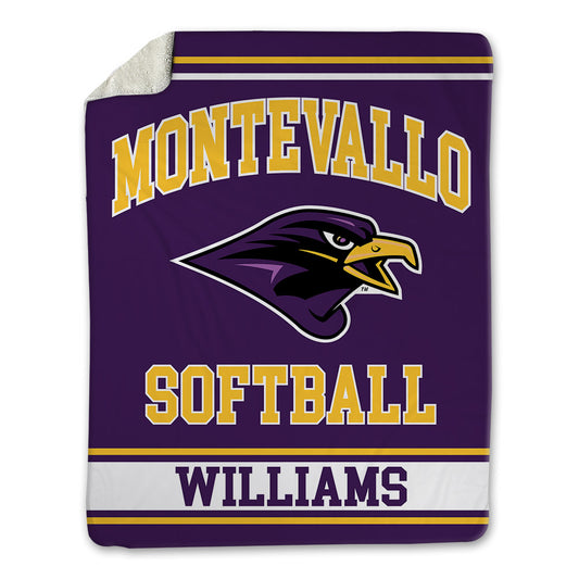 Montevallo - NCAA Softball : Laney Williams - Blanket-0