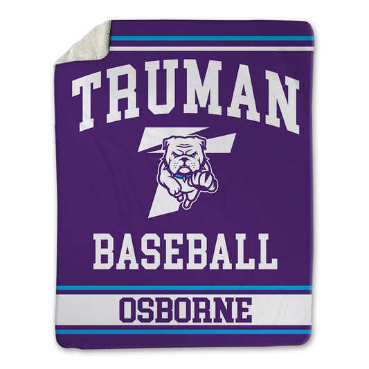 Truman - NCAA Baseball : Jacob Osborne - Blanket-0