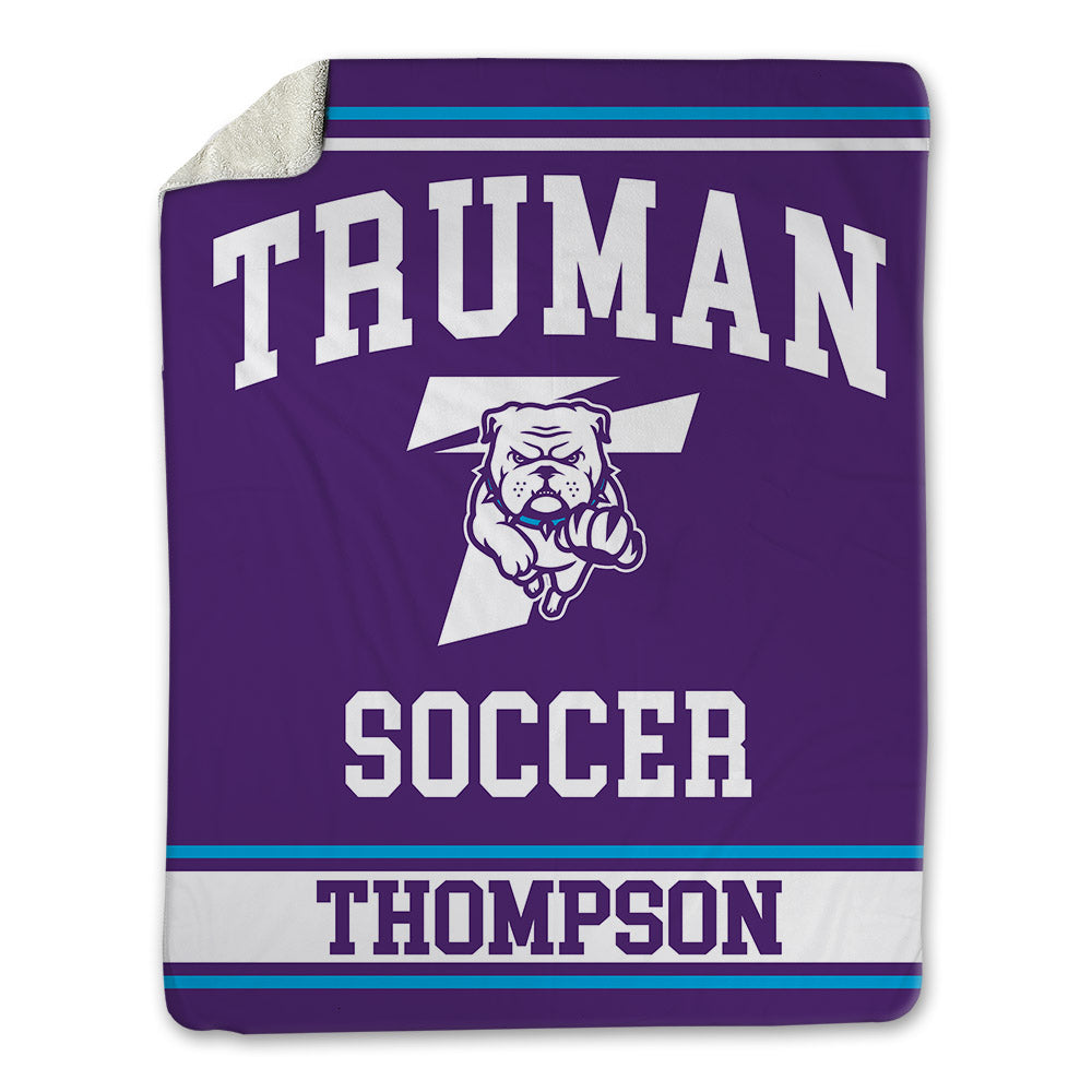 Truman - NCAA Men's Soccer : Drake Thompson - Blanket-0