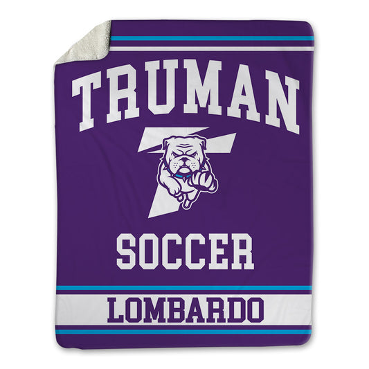 Truman - NCAA Men's Soccer : Brady Lombardo - Blanket-0