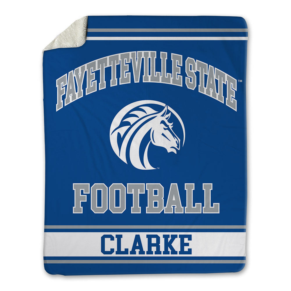Fayetteville State - NCAA Football : Sedrick Clarke - Blanket-0