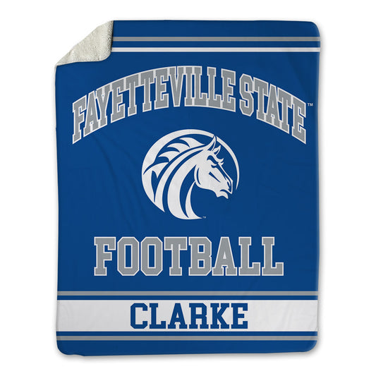 Fayetteville State - NCAA Football : Sedrick Clarke - Blanket-0