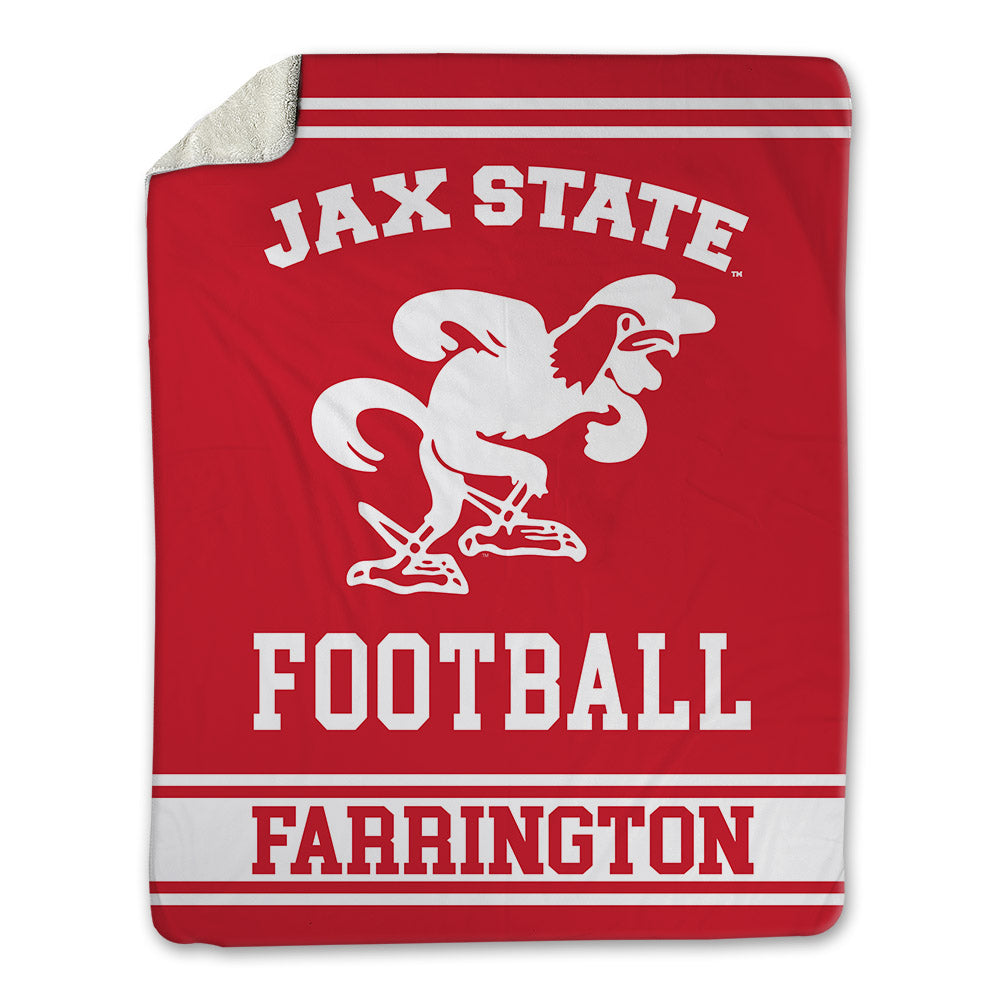 Jax State - NCAA Football : Lucas Farrington - Blanket-0