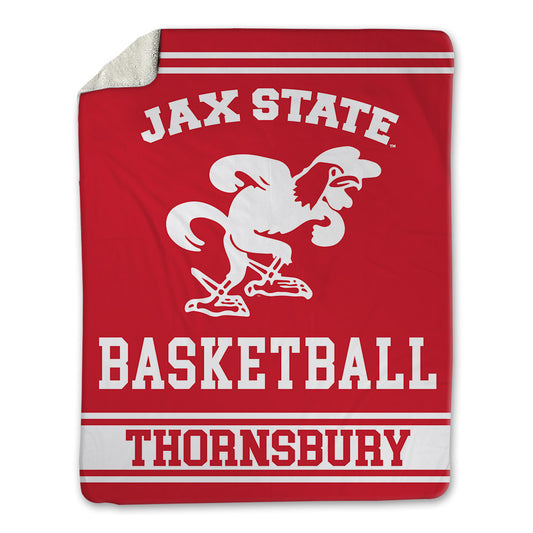 Jax State - NCAA Women's Basketball : Kyera Thornsbury - Blanket-0