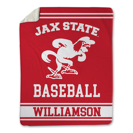 Jax State - NCAA Baseball : Ace Williamson - Blanket-0
