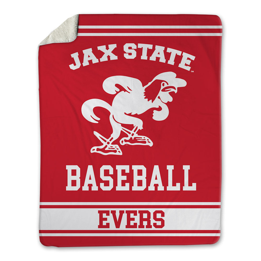 Jax State - NCAA Baseball : Jackson Evers - Blanket-0