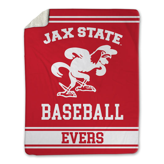 Jax State - NCAA Baseball : Jackson Evers - Blanket-0