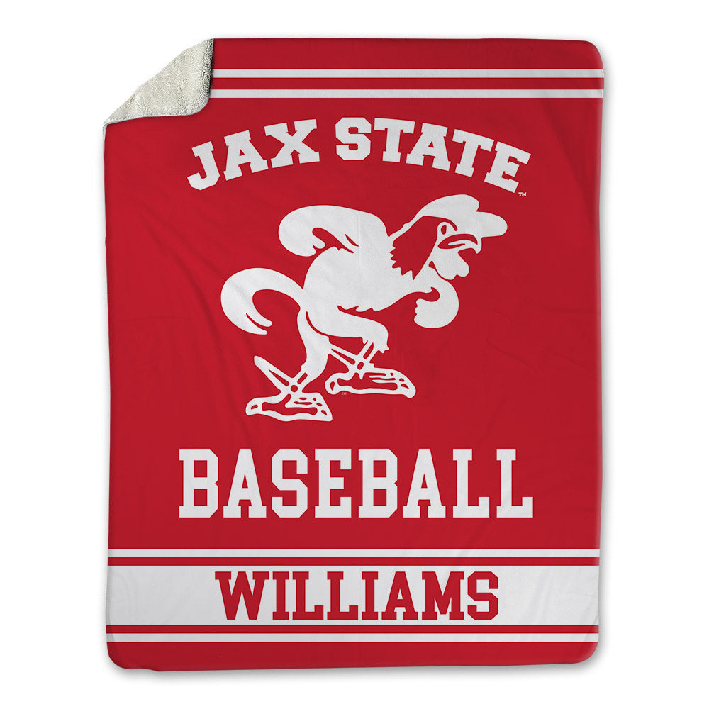 Jax State - NCAA Baseball : Evan Williams - Blanket-0