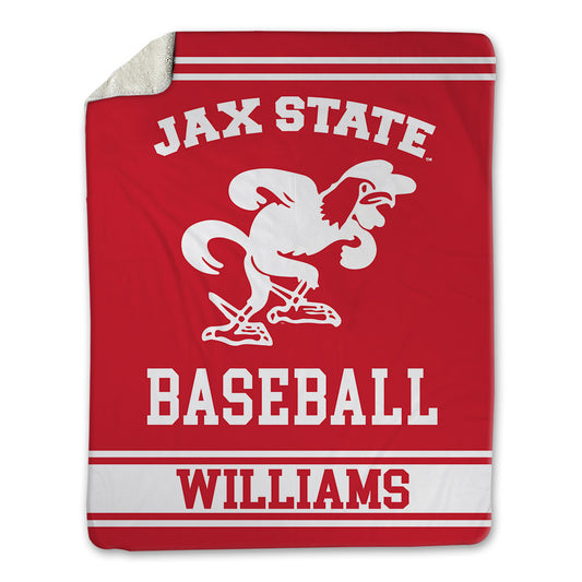 Jax State - NCAA Baseball : Evan Williams - Blanket-0