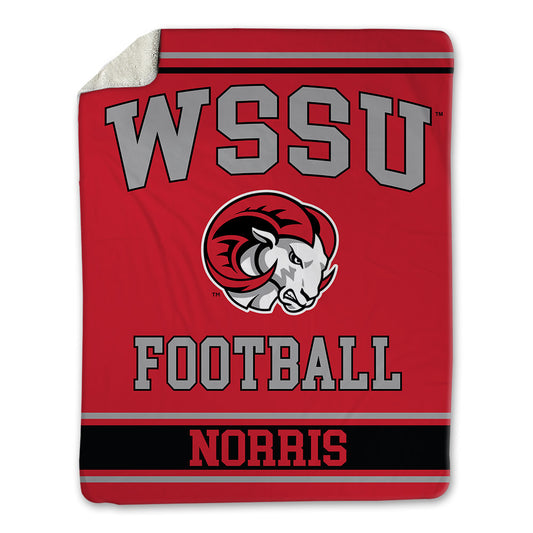 WSSU - NCAA Football : Jaylyn Norris - Blanket-0