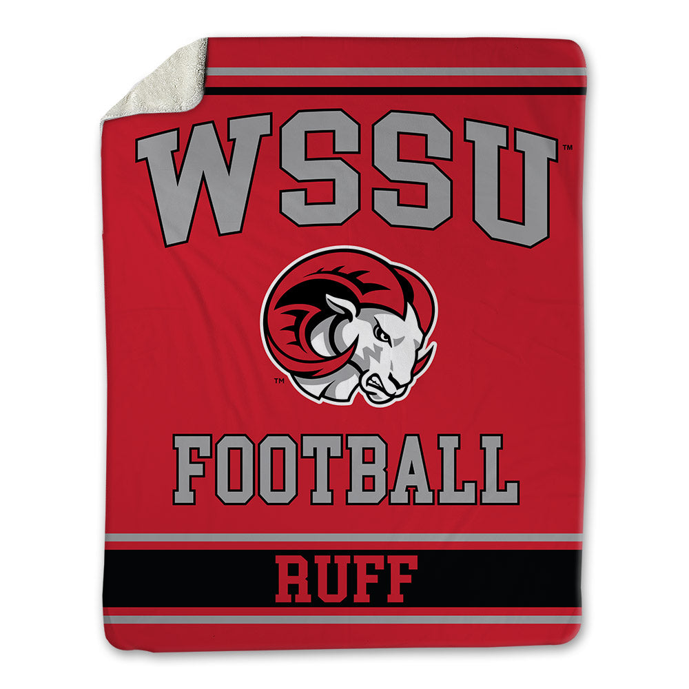 WSSU - NCAA Football : Timothy Ruff - Blanket-0
