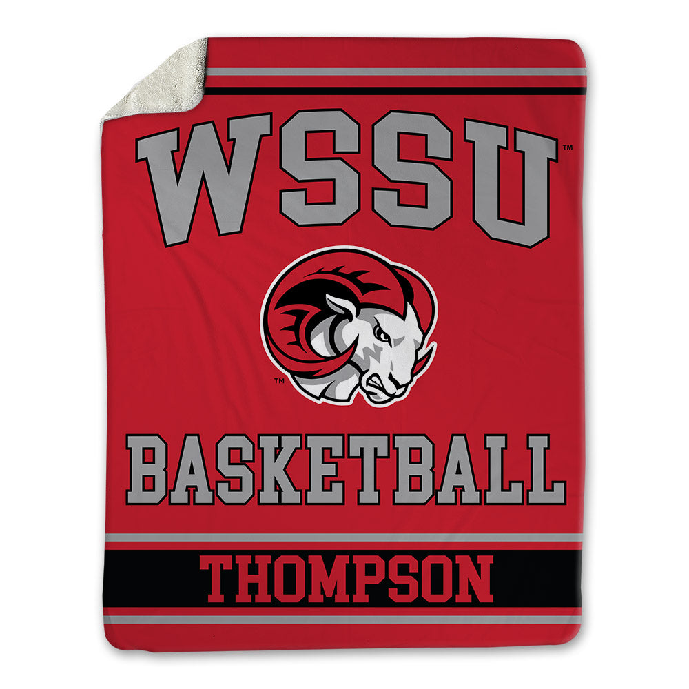 WSSU - NCAA Men's Basketball : Jaiden Thompson - Blanket-0