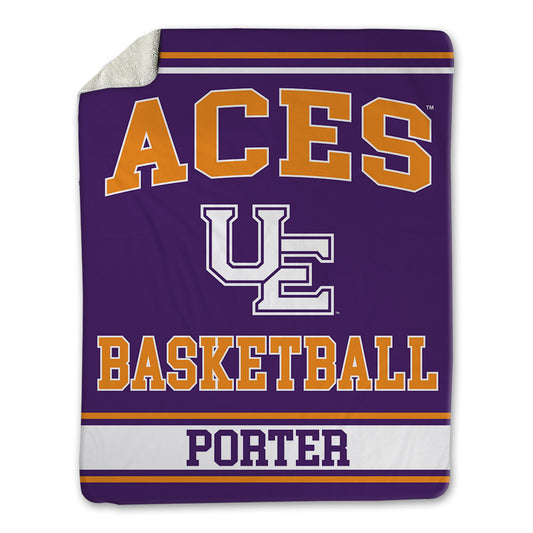 Evansville - NCAA Men's Basketball : Keishon Porter - Blanket-0