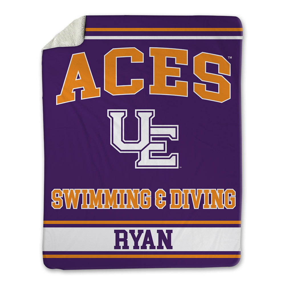 Evansville - NCAA Men's Swimming & Diving : Bryce Ryan - Blanket-0