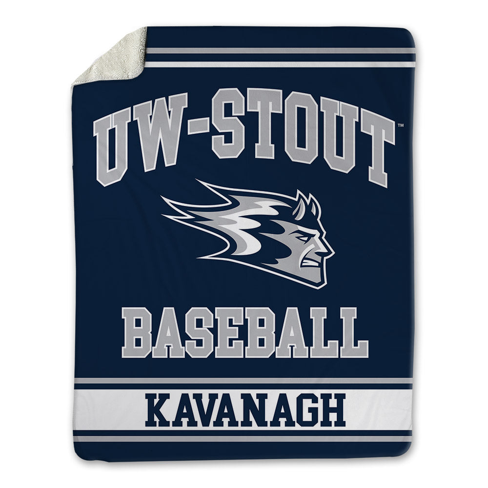 UW Stout - NCAA Baseball : Cage Kavanagh - Blanket-0