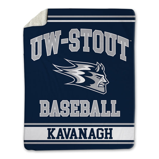 UW Stout - NCAA Baseball : Cage Kavanagh - Blanket-0