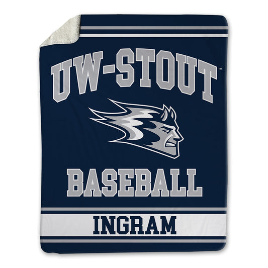UW Stout - NCAA Baseball : Grant Ingram - Blanket-0
