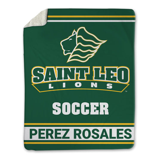 Saint Leo - NCAA Men's Soccer : Jorge Perez Rosales - Blanket-0