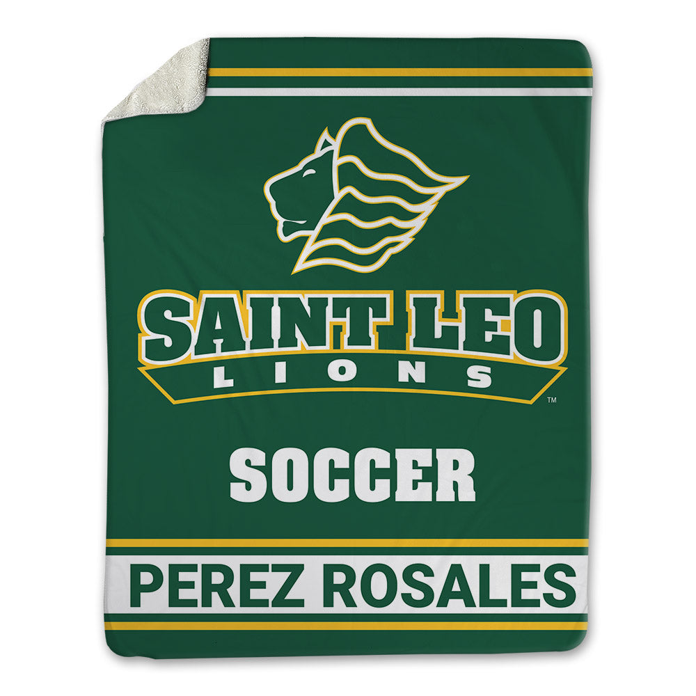 Saint Leo - NCAA Men's Soccer : Jorge Perez Rosales - Blanket-0