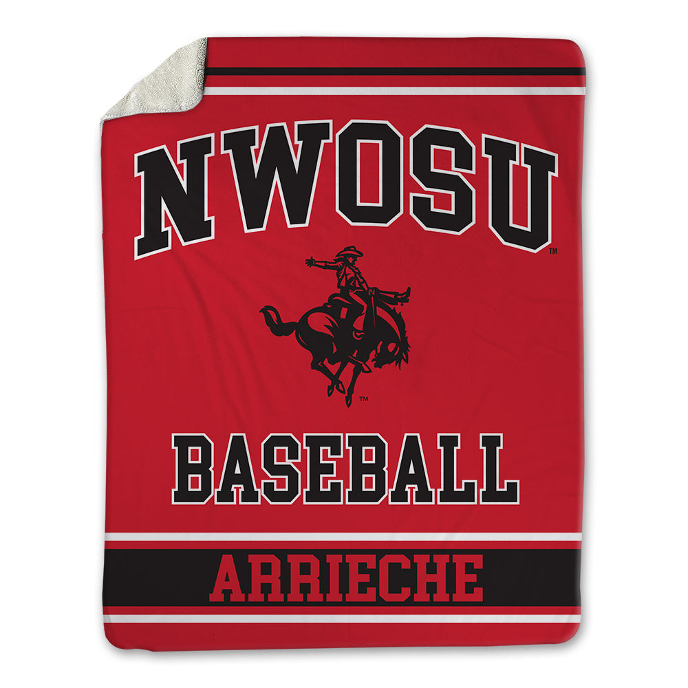 NWOSU - NCAA Baseball : Isaac Arrieche - Blanket-0