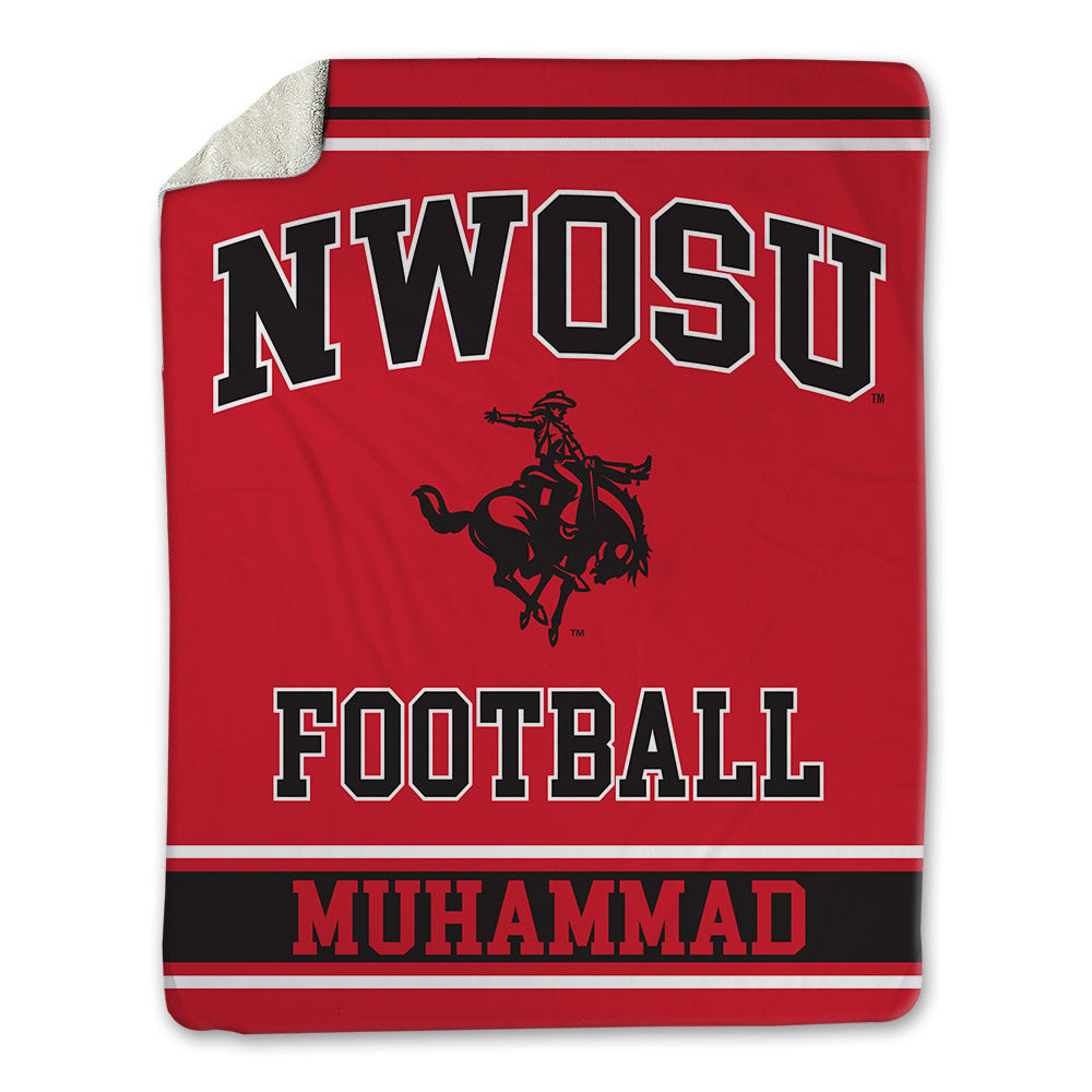 NWOSU - NCAA Football : Elijah Muhammad - Blanket-0