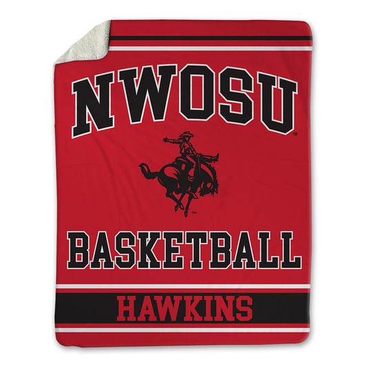NWOSU - NCAA Men's Basketball : Mikey Hawkins - Blanket-0