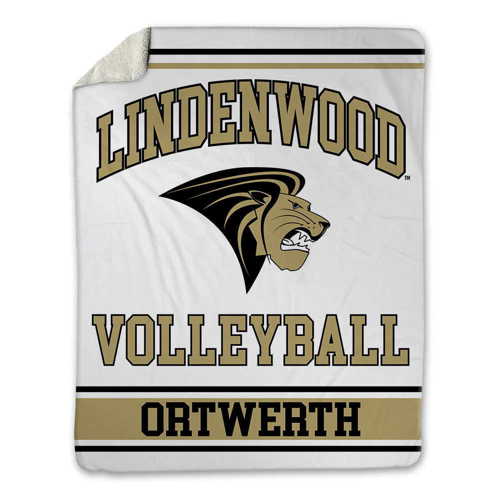 Lindenwood - NCAA Women's Volleyball : Lauren Ortwerth - Blanket-1