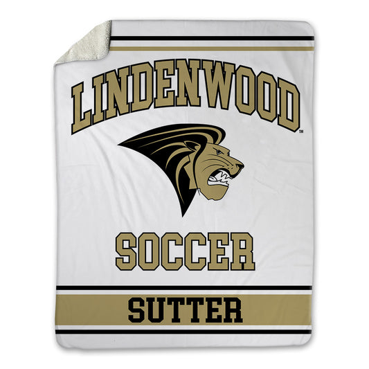 Lindenwood - NCAA Women's Soccer : Lily Sutter - Blanket-0