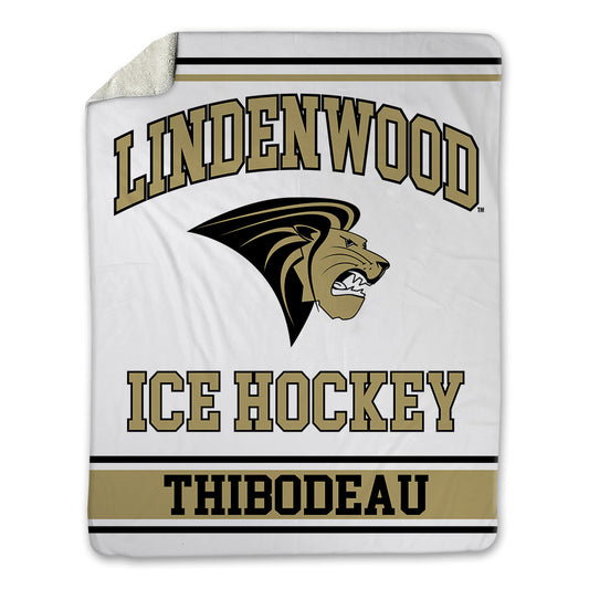 Lindenwood - NCAA Men's Ice Hockey : Chris Thibodeau - Blanket-0