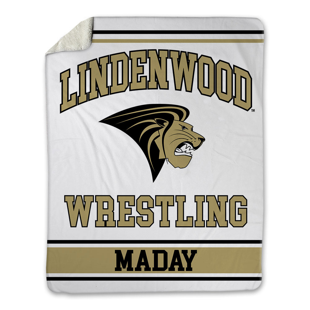 Lindenwood - NCAA Wrestling : Alex Maday - Blanket-0