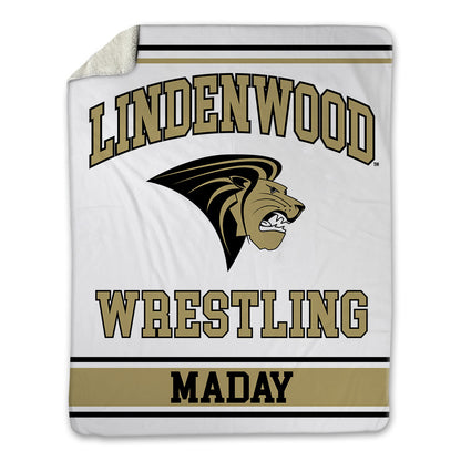 Lindenwood - NCAA Wrestling : Alex Maday - Blanket-0
