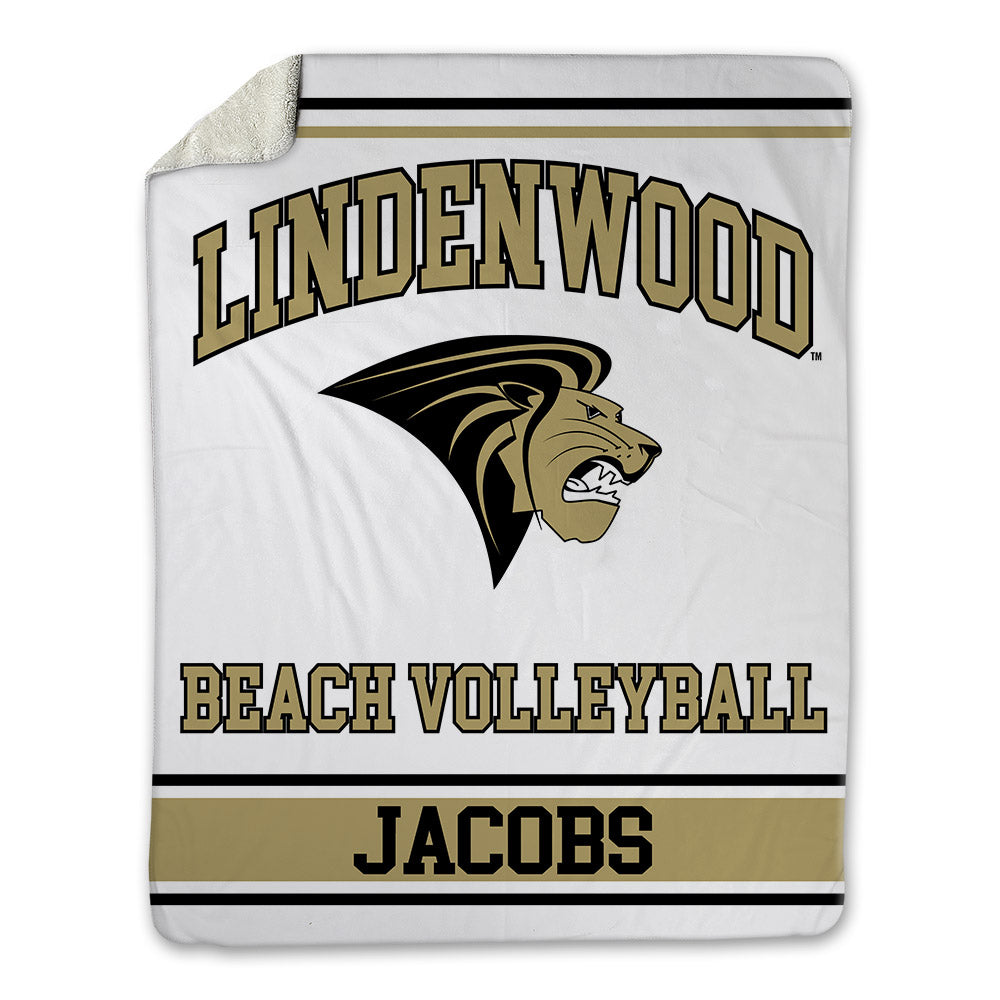 Lindenwood - NCAA Beach Volleyball : abby jacobs - Blanket-1