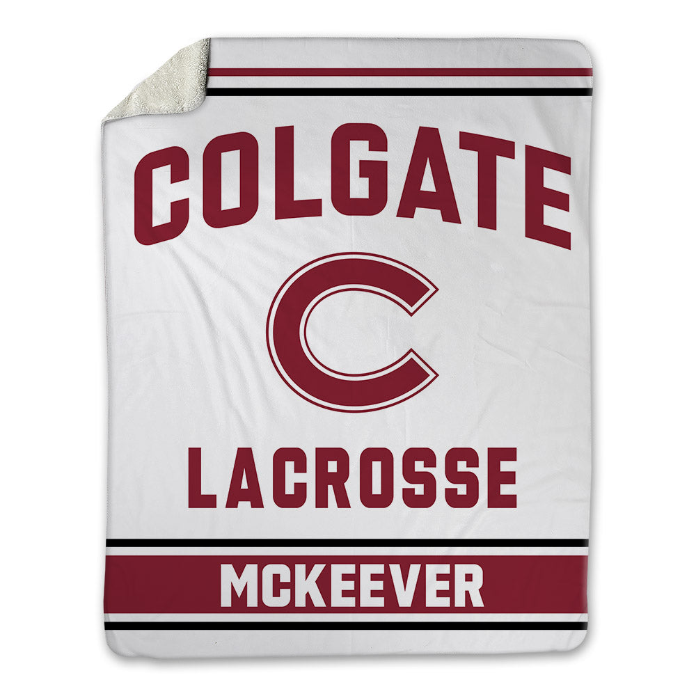 Colgate - NCAA Men's Lacrosse : Euan McKeever - Blanket-0