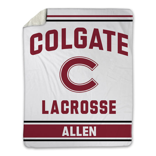 Colgate - NCAA Men's Lacrosse : Andrew Allen - Blanket-0