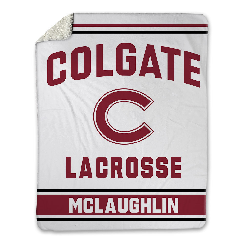 Colgate - NCAA Men's Lacrosse : Elias McLaughlin - Blanket-0