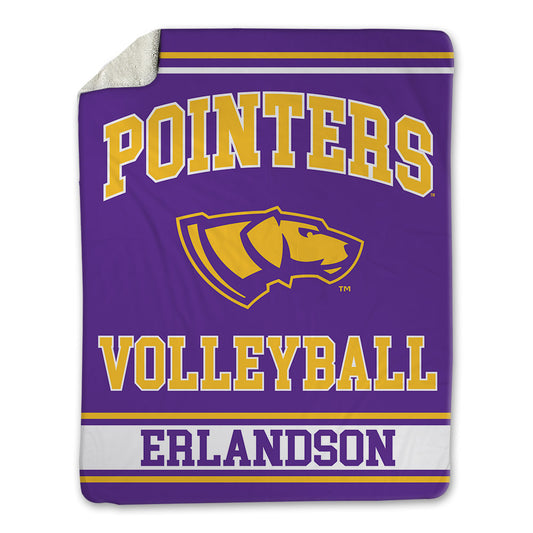 UWSP - NCAA Women's Volleyball : Tessa Erlandson - Blanket-0