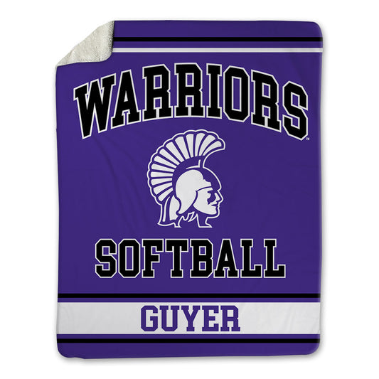 Winona - NCAA Softball : Alexa Guyer - Blanket-0