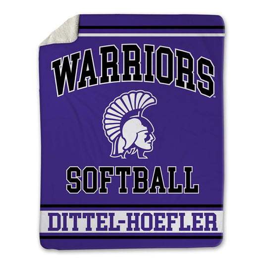 Winona - NCAA Softball : Jessica Dittel-Hoefler - Blanket-0