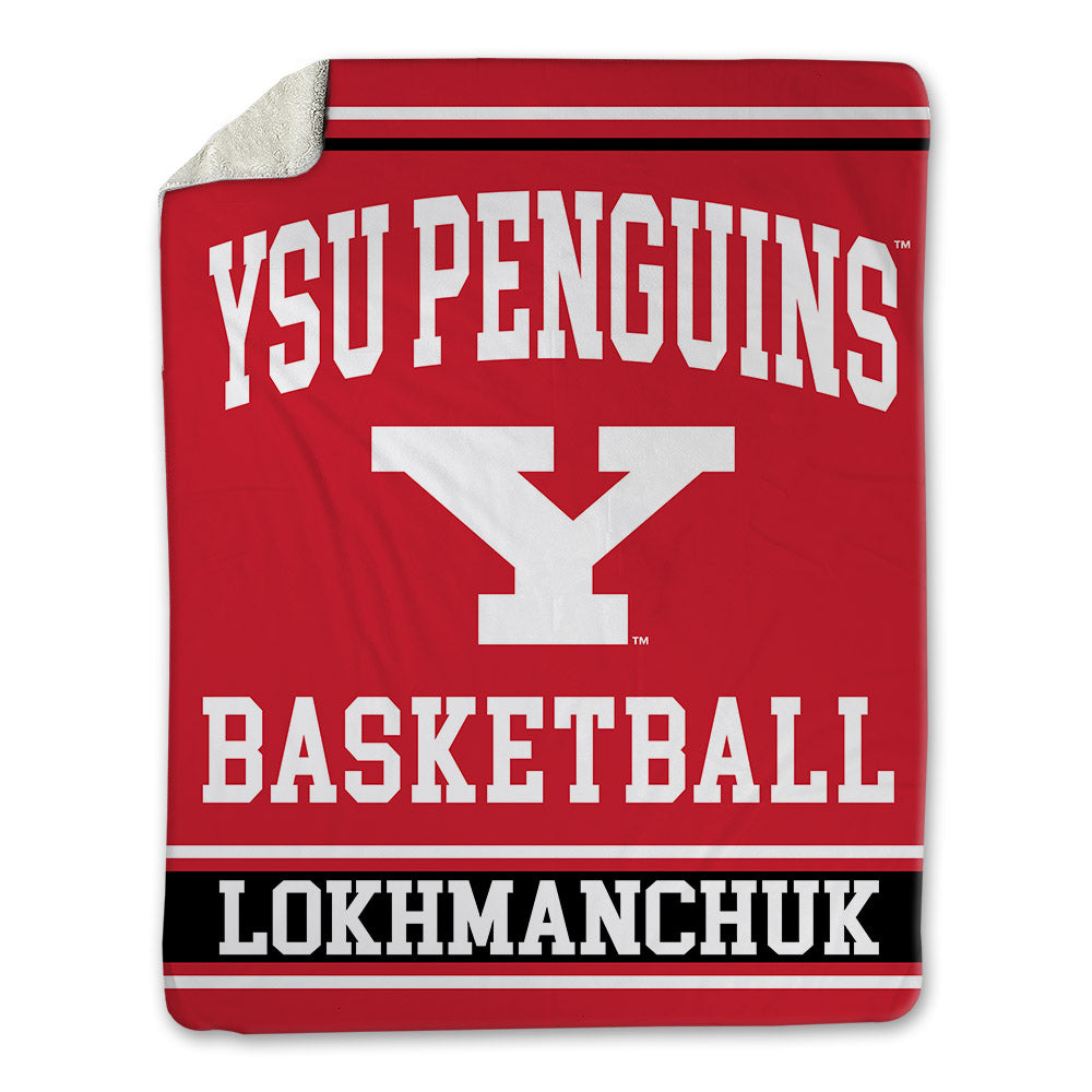 Youngstown State - NCAA Men's Basketball : Luka Lokhmanchuk - Blanket-0