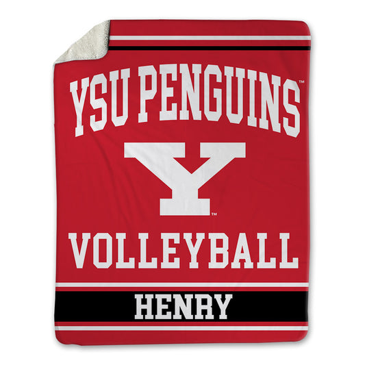 Youngstown State - NCAA Women's Volleyball : Izzy Henry - Blanket-0