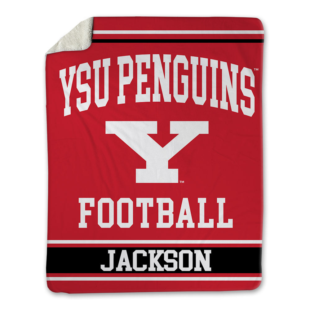 Youngstown State - NCAA Football : Naim Jackson - Blanket-0