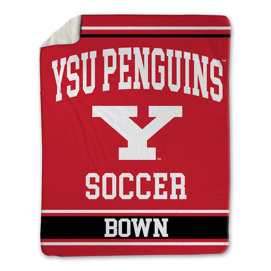 Youngstown State - NCAA Women's Soccer : Nicole Bown - Blanket-0