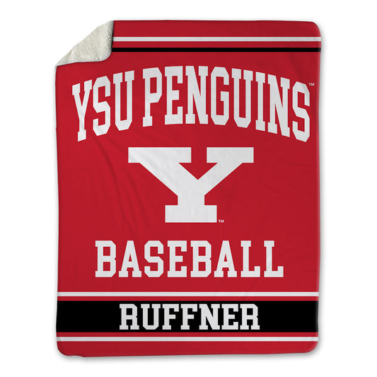 Youngstown State - NCAA Baseball : Teddy Ruffner - Blanket-0