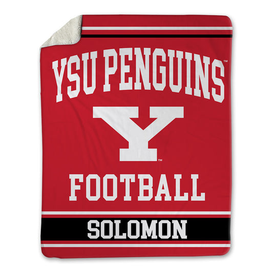 Youngstown State - NCAA Football : Mike Solomon - Blanket-0