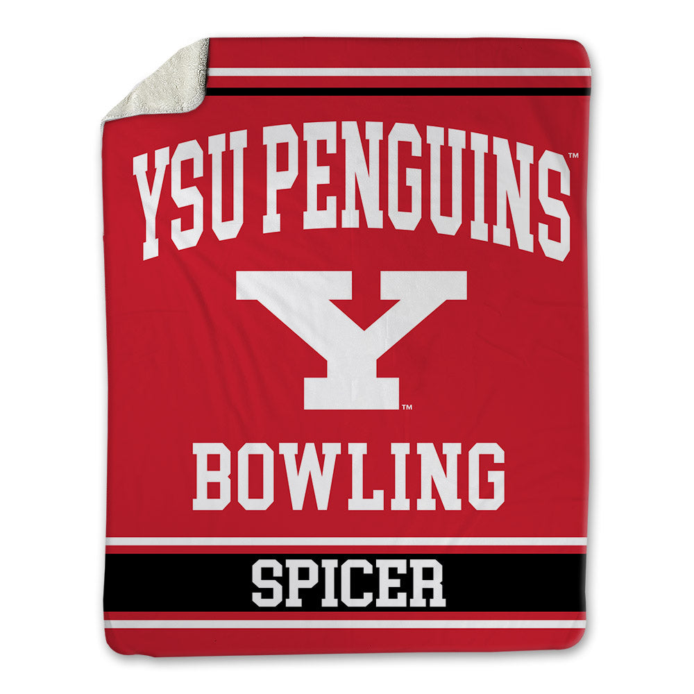 Youngstown State - NCAA Women's Bowling : Amber Spicer - Blanket-0